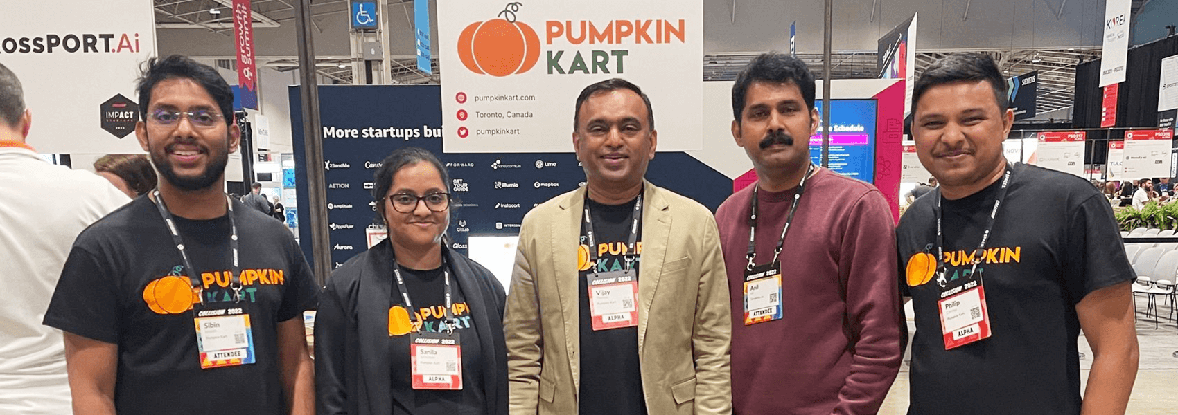 Pumpkin Kart, A Tangentia Ventures Portfolio Company features at Collision Tech Conference 2022